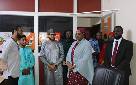 Visite de terrain AMANA Transfert d'Argent