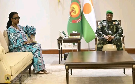 Le président de la République reçoit la coordinatrice résidente du système des Nations Unies au Niger