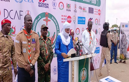 Le Ministre de la Jeunesse préside la 5è Edition du Camp chantier international de solidarité des scouts du Niger