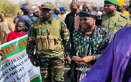Visite de travail de la Ministre de l'Éducation Nationale dans la région de Tahoua
