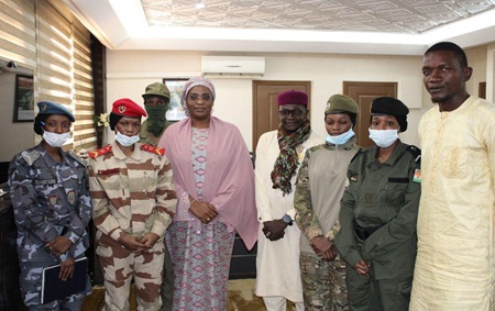 Audience avec la Coordination nationale du projet civilo-militaire