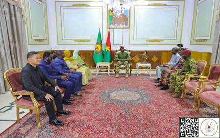 AUDIENCE DU PRÉSIDENT DU FASO