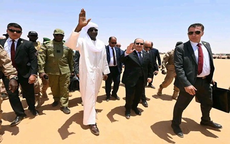 Les Premiers Ministres nigérien et algérien dans le Nord Niger pour lancer l’exploration du bloc pétrolier de Kafra