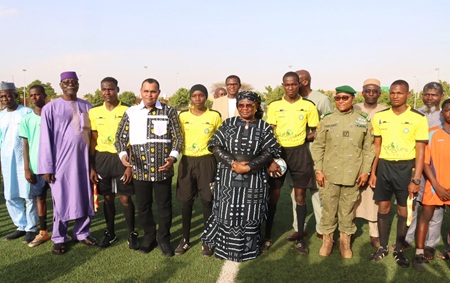 Niamey : La Ministre de l’éducation nationale lance officiellement le Championnat national de Football for Schools