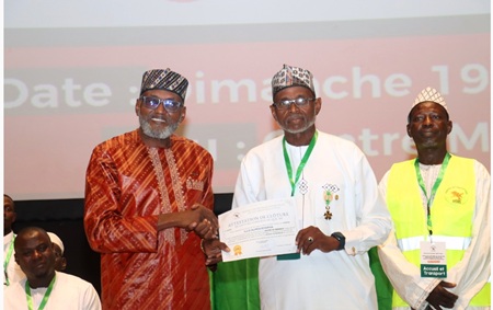 155 auditeurs (trices) du Centre de Formation CIFOD Tilawa reçoivent leurs  attestations de lecture complète du saint Coran