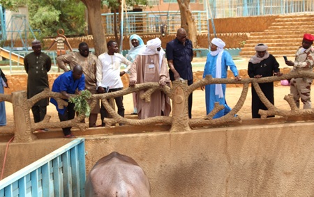 Niamey : Le Ministre de la jeunesse visite le Musée National Boubou Hama de Niamey