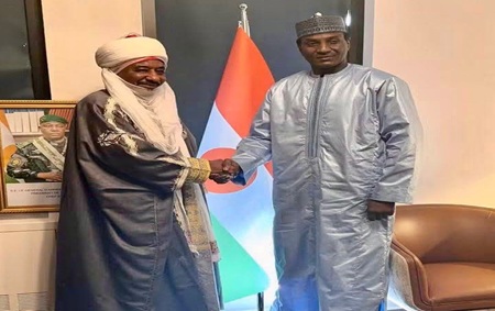 A New York, le Premier Ministre Lamine Zeine reçoit l’Emir de Kano Dr Sanusi Lamido