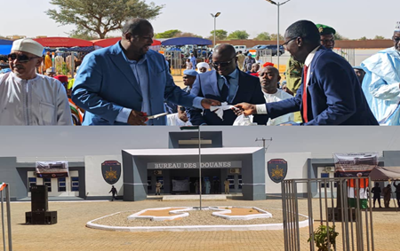 Le Ministre de l’Economie et des Finances inaugure un nouveau Bureau des Douanes à Tahoua
