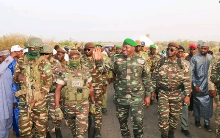 Arrivée à Maradi du Président de la République Abdourahamane Tiani 